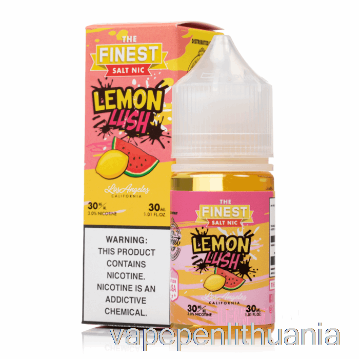 Lemon Lush – Geriausias Saldainių Leidimas Salt Nic – 30ml 30mg Vape Skystis